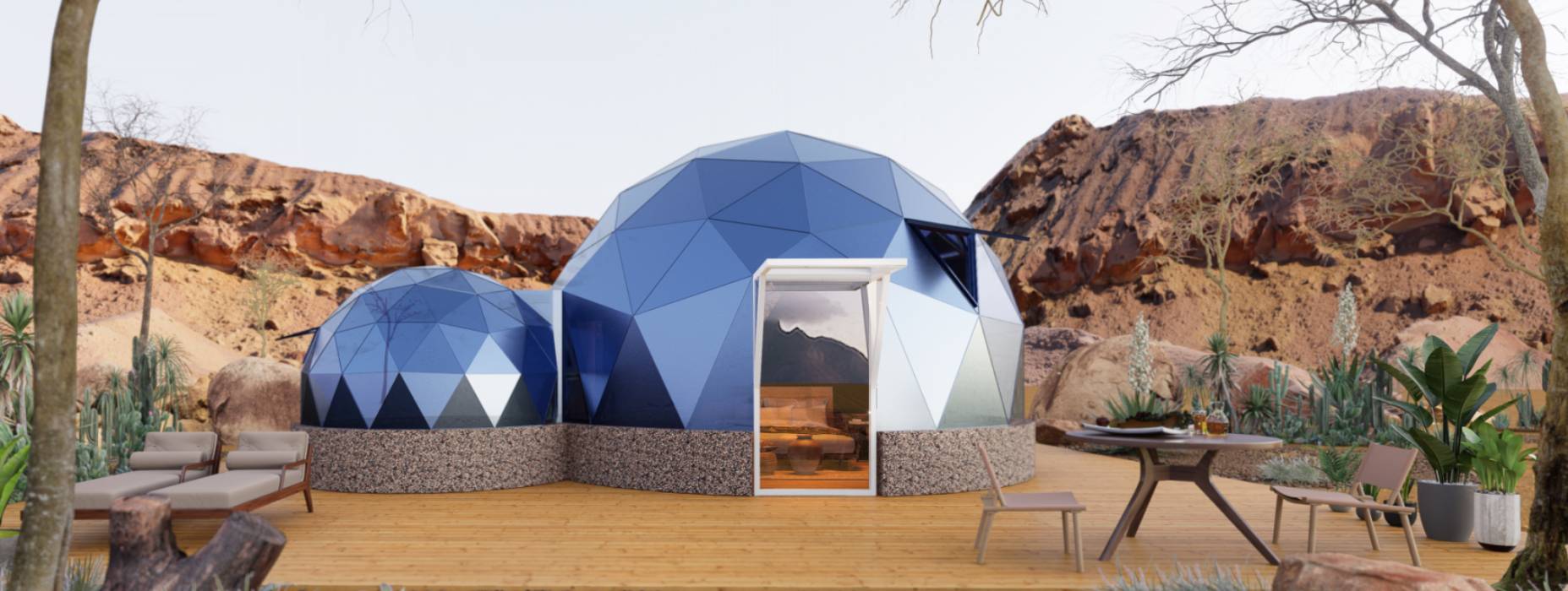 石家庄球形智能光伏玻璃星空房